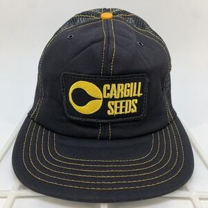 VTG Cargill Seeds Cap Snap Back‎ Mesh Back Paramount Cap MFG Co Made In USA